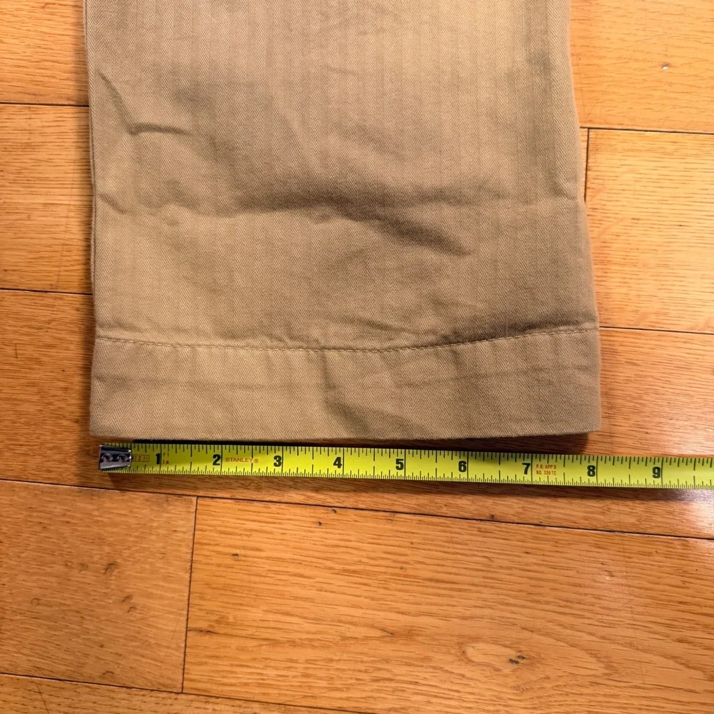 *NWT* Tellason Fatigue Pant Straight Herringbone Khaki Mens Size 29 New